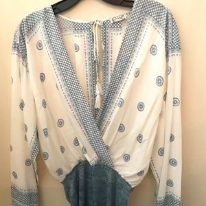 Free People Size S Boho bodysuit
